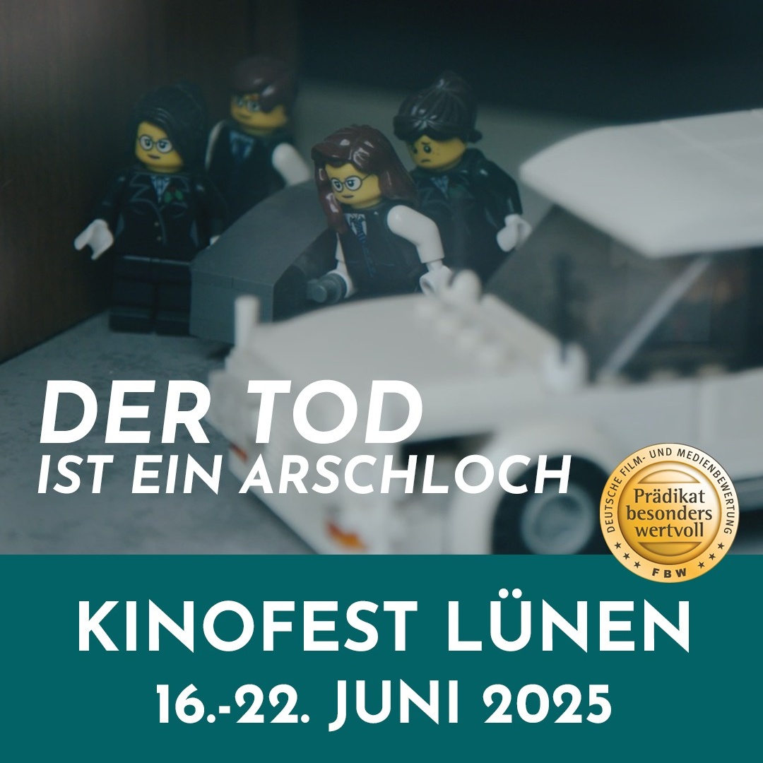 »DER TOD IST EIN ARSCHLOCH« für Wettbewerb Lüdia @ Kinofest Lünen nominiert
